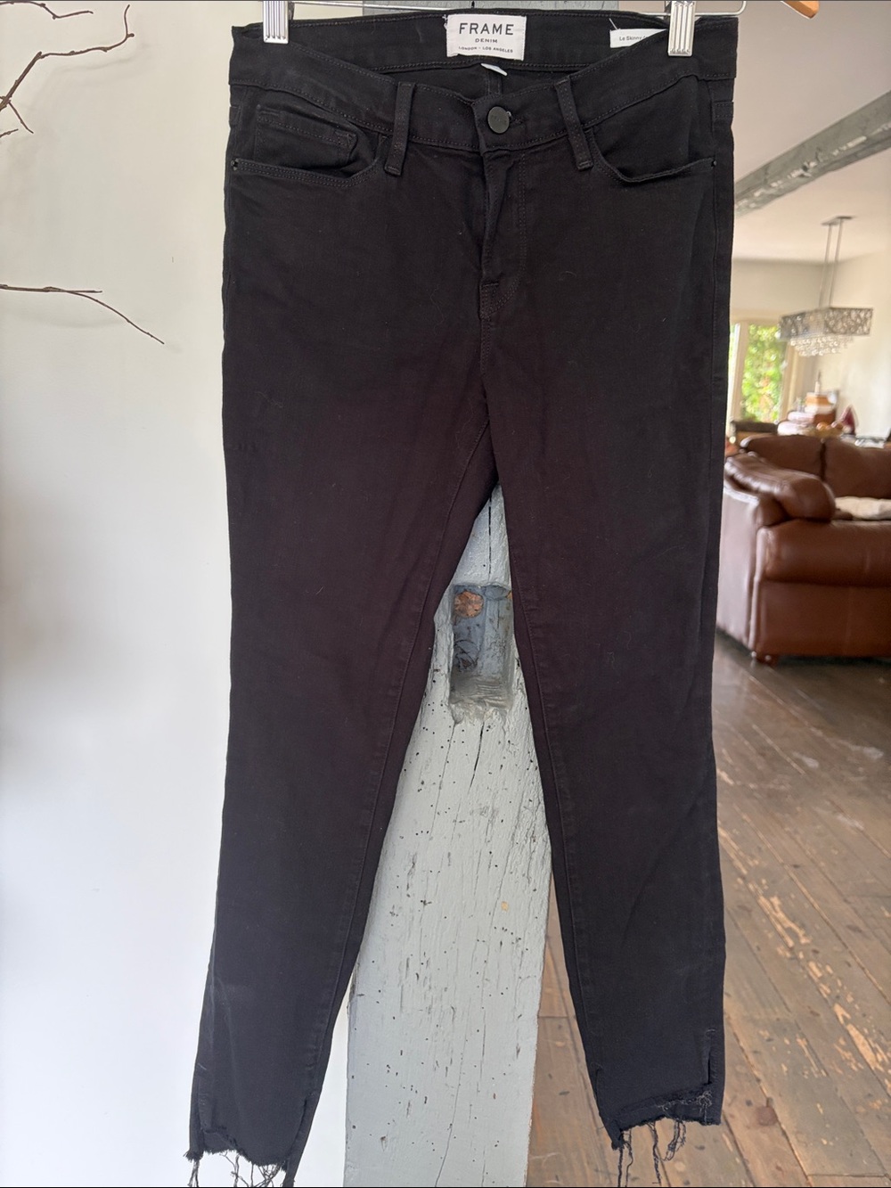 FRAME Black Slim Jeans Le skinny de Jeanne